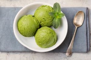 helado de matcha te verde
